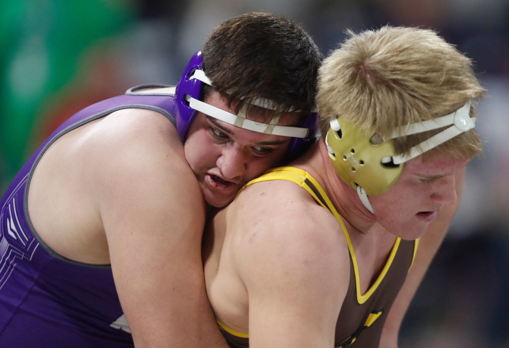 First round of state wrestling